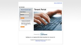 Tenant Login - Propertyware