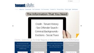 Tenant Data Services | Rental Resident Screening