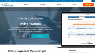 Online Payments for Rental Property Management ... - Propertyware