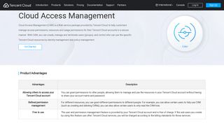 Cloud Access Management - Tencent Cloud