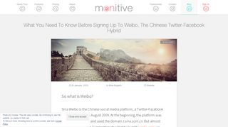 What You Need To Know Before Signing Up To Weibo, The Chinese ...