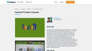 TenchisTV Roku Channel | Freelancer