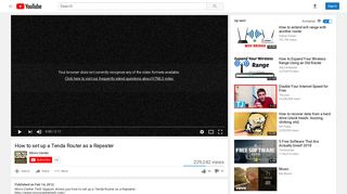 How to set up a Tenda Router as a Repeater - YouTube