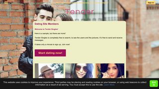 Look Around - Tender Singles: Free Online Dating Site