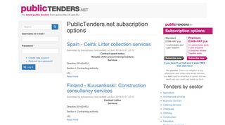 www.publictenders.net | The latest public tenders from across the UK ...