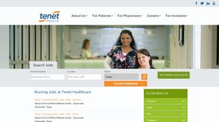 Nursing Jobs at Tenet Healthcare