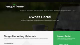 TengoInternet - Administrative Owner Portal to view your network
