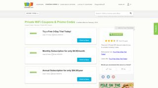 Private WiFi Coupons, Promo Codes February, 2019 - Coupons.com