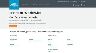 Tennant Company: Choose Your Location
