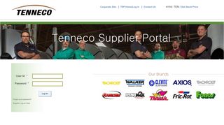 SAP NetWeaver Portal - Tenneco Inc.