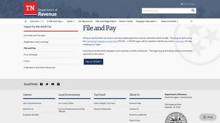 File and Pay - TN.gov