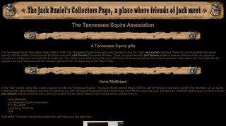 The Jack Daniel's Tennessee Squire Association