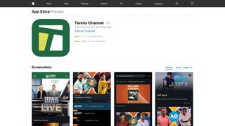 Tennis Channel on the App Store - iTunes - Apple