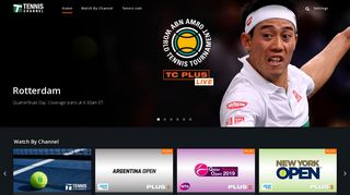 Tennis Channel Everywhere: Home