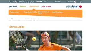 Tennis Europe | SwissTennis