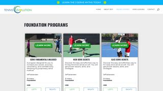 Online Courses - Tennis Evolution
