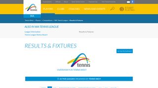 Results & Fixtures | WA Tennis League | Competitions | Players ...