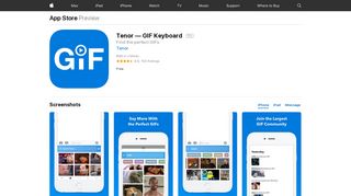 Tenor — GIF Keyboard on the App Store - iTunes - Apple