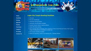Login City Tenpin Bowling Facilities