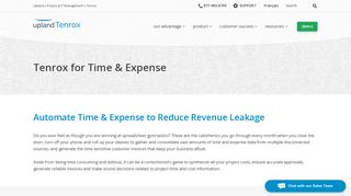 Tenrox PSA Software for Time & Expense | Upland Software