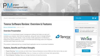 Tenrox Software Review: Overview & Features