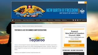 Tentaroo is Live for Summer Camp Reservations – New Birth of ...