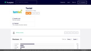 Tentel Reviews | Read Customer Service Reviews of tentel.co.uk