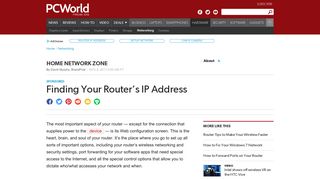 Finding Your Router's IP Address | PCWorld