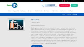 Tentkotta TV - Tentkotta TV Online - Watch Tentkotta TV Live - Lyca TV