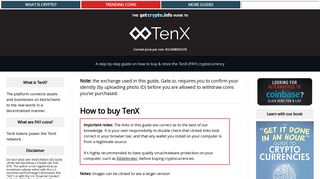 How to buy TenX (PAY) | a step-by-step guide