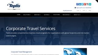 Corporate Travel Services | Teplis Travel