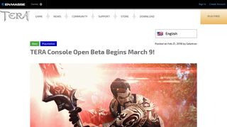 TERA Console Open Beta Begins March 9! - TERA