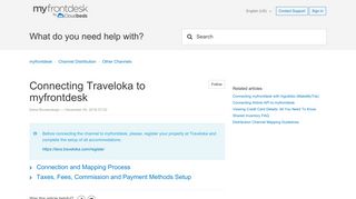 Connecting Traveloka to myfrontdesk – myfrontdesk