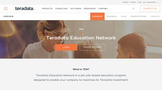 Teradata Education Network (TEN) | Overview | Teradata