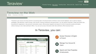 Teraview on the Web – Teraview