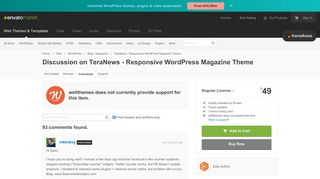 Discussion on TeraNews - Responsive WordPress Magazine Theme