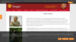 Tergar Training - Tergar