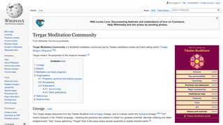 Tergar Meditation Community - Wikipedia