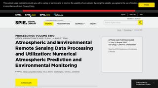 Volume Table of Contents - SPIE Digital Library
