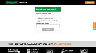 Forgot Password | Terminix