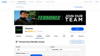 Working at Terminix: 390 Reviews about Pay & Benefits | Indeed.com