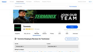 Working as a Technician at Terminix: Employee Reviews about Pay ...