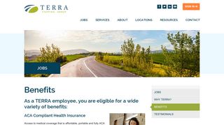 Benefits - TERRA Staffing Group