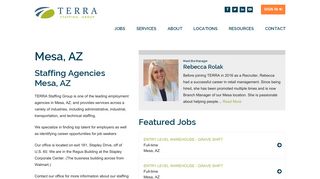 Staffing Agencies in Mesa, AZ | TERRA Staffing Group