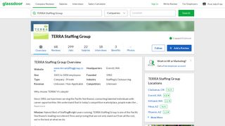 Working at TERRA Staffing Group | Glassdoor