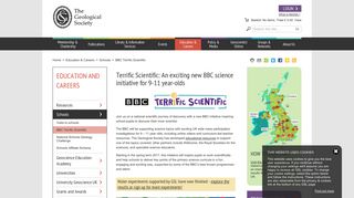 Terrific Scientific: An exciting new BBC science initiative for 9-11 year ...