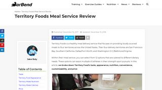 Territory Foods Meal Service Review - BarBend