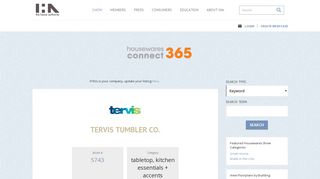 Tervis Tumbler Co. - Housewares Connect 365 - International Home + ...