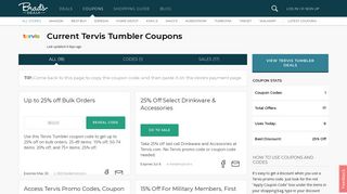 17 Tervis Tumbler Coupons and Promo Codes for February 2019