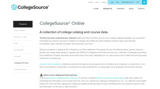 CollegeSource® Online – CollegeSource, Inc.